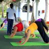 Yogastunde in der Lotus Villa - Ayurveda in Sri Lanka