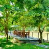 Holzterrasse im Karunakarala Ayurveda Resort - Ayurveda in Sri Lanka
