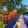 Holzterrasse im Karunakarala Ayurveda Resort - Ayurveda in Sri Lanka