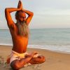 Yoga am Strand im Giman Free Ayurveda Retreat - Ayurveda in Sri Lanka