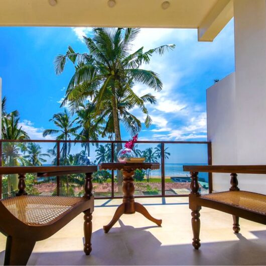Meerblick im Sath Villa & Naadi Ayurveda Resort - Ayurveda in Sri Lanka