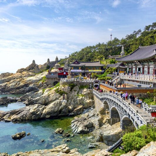 Haedong Yonggungsa Tempel in Busan, Südkorea