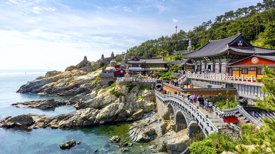 Haedong Yonggungsa Tempel in Busan, Südkorea
