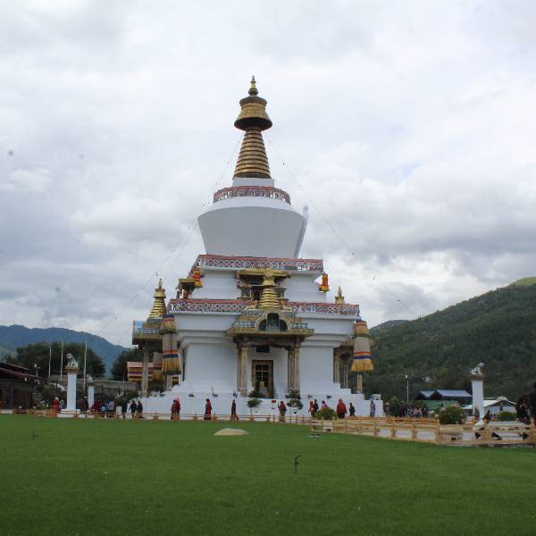 National Memorial Chorten in Thimphu, einer der bedeutendsten buddhistischen Stupas Bhutans.