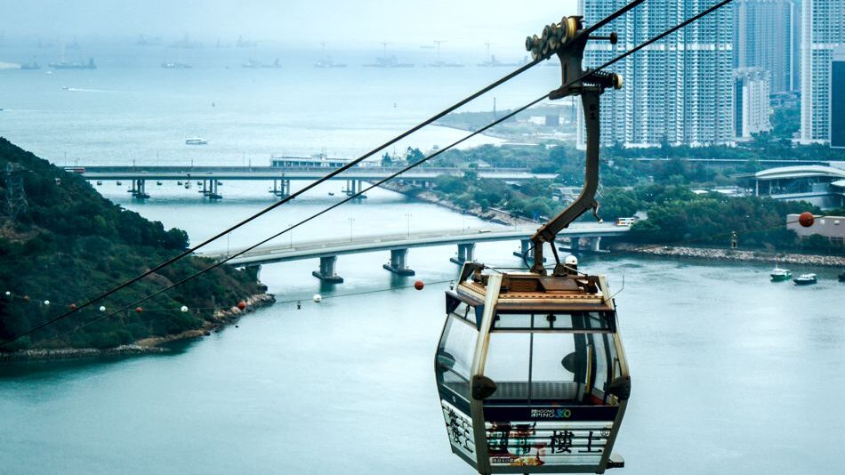 Ngong Ping 360 Seilbahn auf Lantau Island Ngong Ping Seilbahn auf Lantau Island in Hongkong